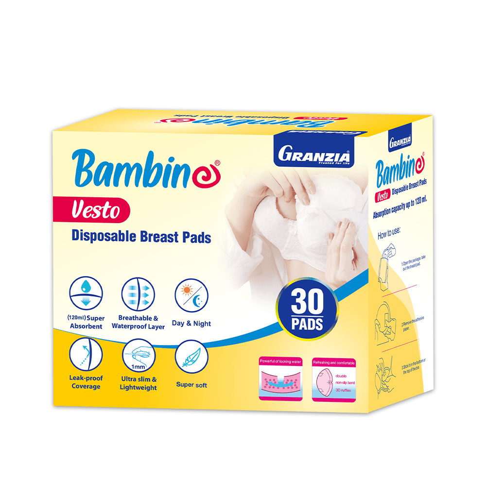 Vesto وسائد الرضاعة الطبيعية للاستخدام لمرة واحدة Vesto Disposable Breast Pads